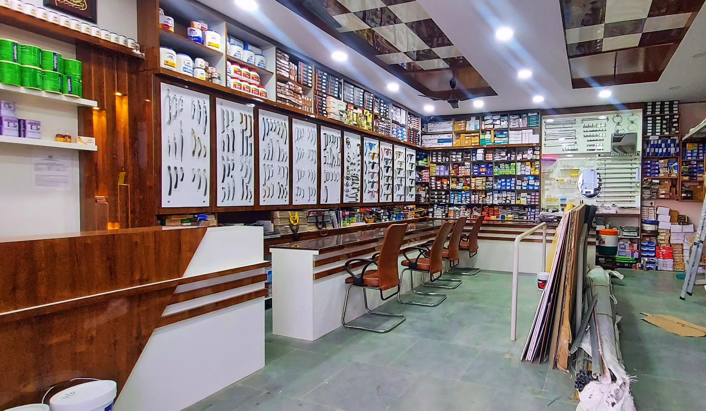 Hardware and plywood showroom